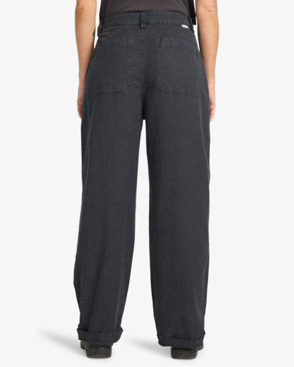 Stay Grounded - Fixed Waist Trousers for Women  ABJNP00452