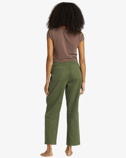 Stay Grounded - Fixed Waist Trousers for Women  ABJNP00452