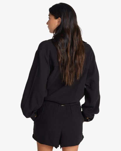 In The Waves - Elasticated Waist Shorts for Women  ABJNS00307