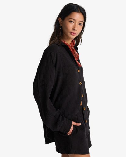 In The Waves - Elasticated Waist Shorts for Women  ABJNS00307