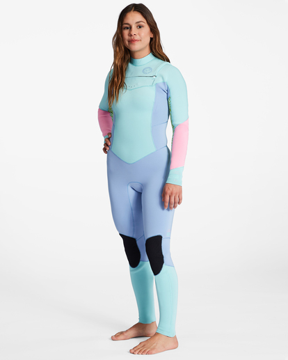 3/2mm Salty Dayz - Chest Zip Wetsuit for Women  ABJW100121