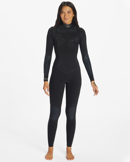 4/3mm Salty Dayz - Chest Zip Wetsuit for Women  ABJW100122