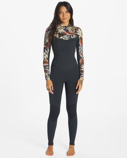 4/3mm Salty Dayz - Chest Zip Wetsuit for Women  ABJW100122