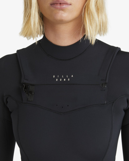 billabong, 3/2mm Salty Dayz Natural  - Long Sleeves Zipperless Wetsuit for Women, BLACK (blk) 3/2mm Salty Dayz Natural  - Long Sleeves Zipperless Wetsuit for Women  ABJW100214