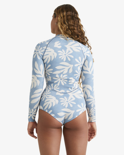 1/1mm Salty Dayz Lite Natural - Front Zip Long Sleeves Springsuit for Women  ABJW400128