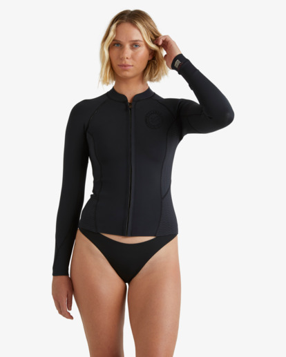 1/1mm Peeky  Natural - Front Zip Wetsuit Jacket for Women  ABJW800108