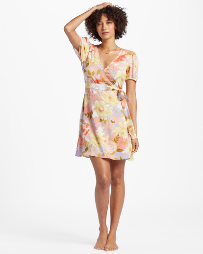 Hot Tropics - Mini Wrap Dress for Women  ABJWD00524