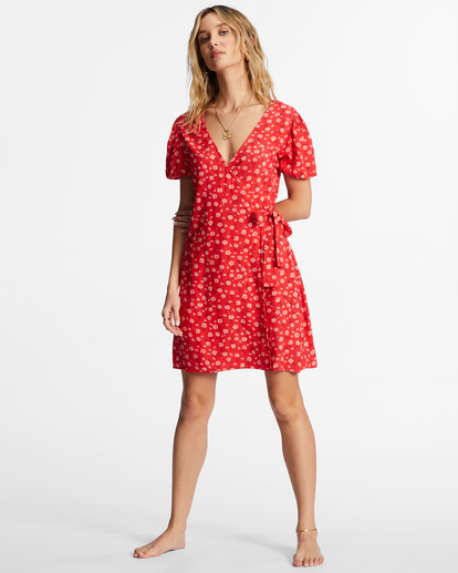 Hot Tropics - Mini Wrap Dress for Women  ABJWD00524