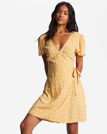 Hot Tropics - Mini Wrap Dress for Women  ABJWD00524