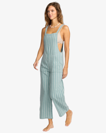 billabong, Pacific Time - Mono para mujer, BLUE FOG (bfg) Pacific Time - Jumpsuit for Women  ABJWD00686