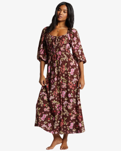 Rosey Skies - Midi Dress for Women  ABJWD00754