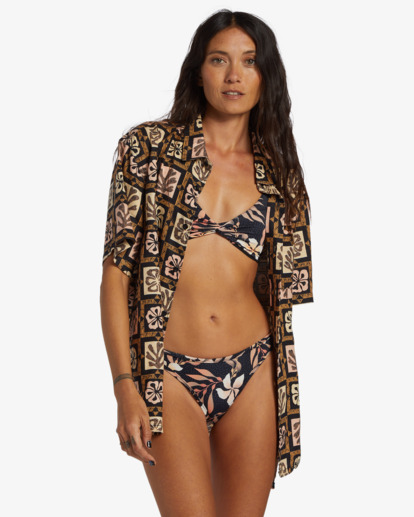 Tiki Reef Hemp - Short Sleeve Shirt for Women  ABJWT00489