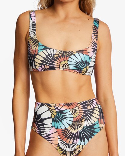 billabong, A/DIV - Tank Bikini Top for Women, BLACK MULTI 2 (bml2) A/DIV - Tank Bikini Top for Women  ABJX300754