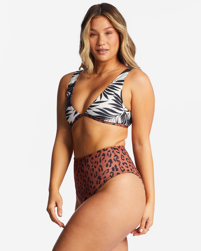 Spotted In Paradise Hi Retro - Reversible High Leg Bikini Bottoms for Women  ABJX400745