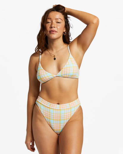 billabong, Check Please Maya - High Waist Bikini Bottoms for Women, MULTI (mul) Check Please Maya - High Waist Bikini Bottoms for Women  ABJX400804