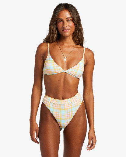 billabong, Check Please Maya - High Waist Bikini Bottoms for Women, MULTI (mul) Check Please Maya - High Waist Bikini Bottoms for Women  ABJX400804
