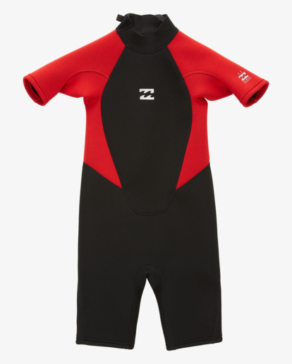 2/2mm Intruder - Short Sleeve Back Zip Springsuit for Boys 2-7  ABTW500105