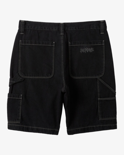 Bad Dog Immortal - Workwear Denim Shorts for Men  ABYDS00105