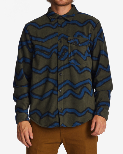 Furnace Flannel - Fleece Overshirt for Men  ABYFT00101