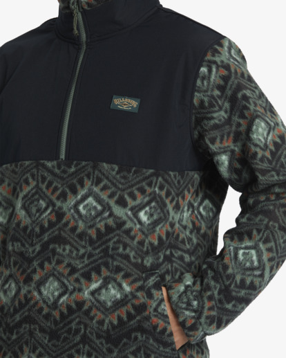 Boundary Re-issue - Polar Fleece Half Zip Pullover for Men  ABYFT00464