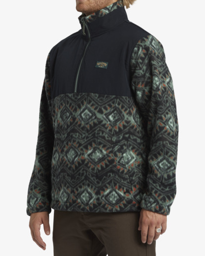 Boundary Re-issue - Polar Fleece Half Zip Pullover for Men  ABYFT00464