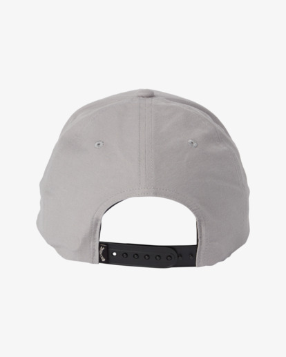 billabong, Surftrek - 6-Panel Snapback Hat With Silicon Patch On Centre Front Crown for Men, ALLOY GREY (agr) Surftrek - 6-Panel Snapback Hat With Silicon Patch On Centre Front Crown for Men  ABYHA00136