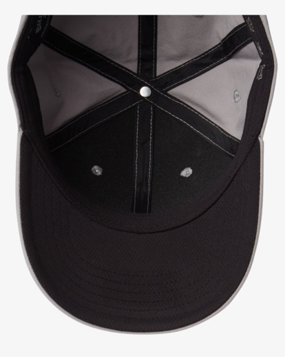 billabong, Surftrek - 6-Panel Snapback Hat With Silicon Patch On Centre Front Crown for Men, ALLOY GREY (agr) Surftrek - 6-Panel Snapback Hat With Silicon Patch On Centre Front Crown for Men  ABYHA00136