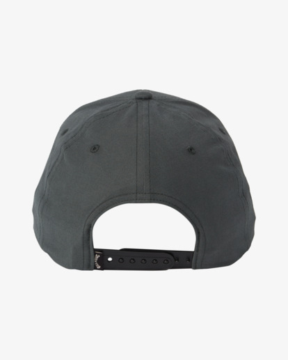 Surftrek - 6-Panel Snapback Hat With Silicon Patch On Centre Front Crown for Men  ABYHA00136