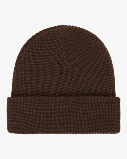 billabong, Arcade - Skull Fit Beanie mit Bündchen für Männer, DARK CEDAR (csr0) Arcade - Skull Fit Knit Cuffed Beanie for Men  ABYHA00512