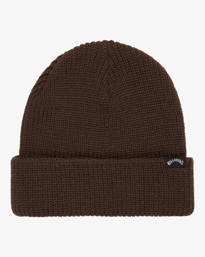 billabong, Arcade - Skull Fit Beanie mit Bündchen für Männer, DARK CEDAR (csr0) Arcade - Skull Fit Knit Cuffed Beanie for Men  ABYHA00512