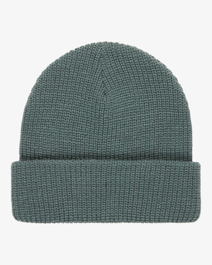billabong, Arcade - Skull Fit Beanie mit Bündchen für Männer, GREY GREEN (gjk0) Arcade - Skull Fit Knit Cuffed Beanie for Men  ABYHA00512