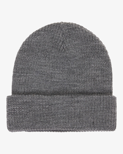 billabong, Arcade - Skull Fit Beanie mit Bündchen für Männer, GREY HEATHER (grh) Arcade - Skull Fit Knit Cuffed Beanie for Men  ABYHA00512