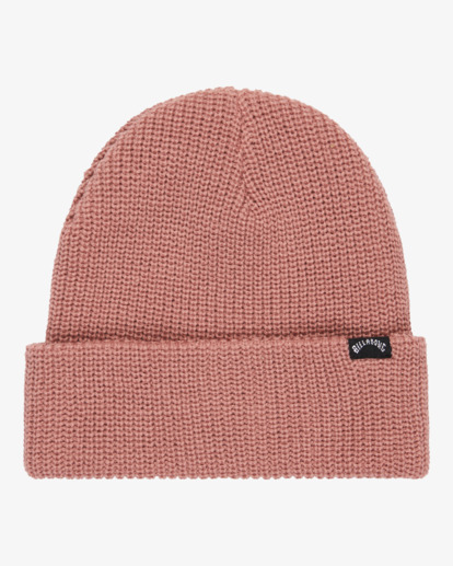 billabong, Arcade - Skull Fit Beanie mit Bündchen für Männer, ASH ROSE (mkm0) Arcade - Skull Fit Knit Cuffed Beanie for Men  ABYHA00512