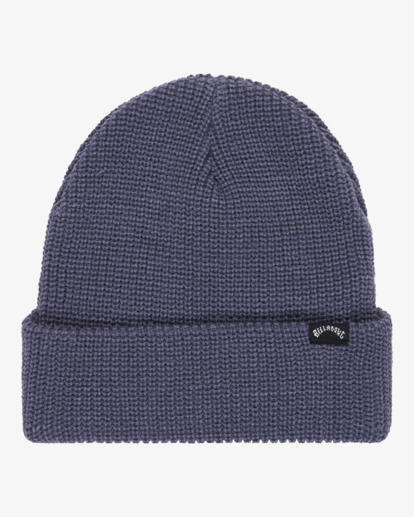 billabong, Arcade - Skull Fit Beanie mit Bündchen für Männer, SLATE BLUE (slb) Arcade - Skull Fit Knit Cuffed Beanie for Men  ABYHA00512