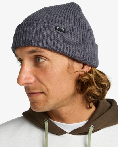 billabong, Arcade - Skull Fit Beanie mit Bündchen für Männer, OMBRE BLUE (krq0) Arcade - Skull Fit Knit Cuffed Beanie for Men  ABYHA00512