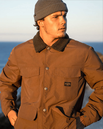 Outpost - Sherpa Collar Jacket for Men  ABYJK00198