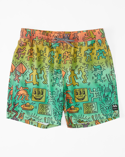 Keith Haring Bash Layback - Board Shorts for Men  ABYJV00110