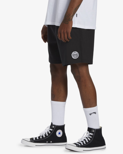 billabong, DJ Javier Dog Days Layback 17" - Swim Shorts for Men, BLACK (blk) DJ Javier Dog Days Layback 17" - Swim Shorts for Men  ABYJV00125