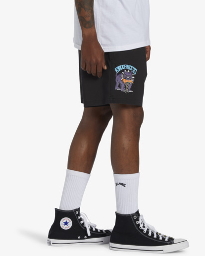 billabong, DJ Javier Dog Days Layback 17" - Swim Shorts for Men, BLACK (blk) DJ Javier Dog Days Layback 17" - Swim Shorts for Men  ABYJV00125