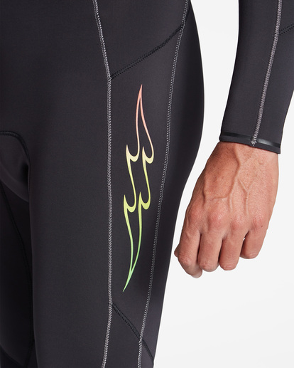billabong, 3/2mm Absolute - Chest Zip Wetsuit for Men, BLACK FADE (bcf) 3/2mm Absolute - Chest Zip Wetsuit for Men  ABYW100192