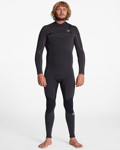billabong, 3/2mm Absolute - Chest Zip Wetsuit for Men, BLACK FADE (bcf) 3/2mm Absolute - Chest Zip Wetsuit for Men  ABYW100192