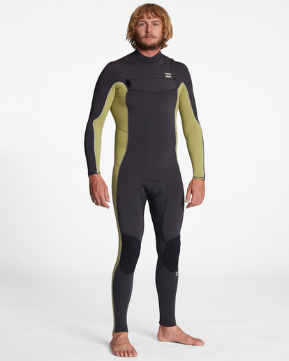 billabong, 3/2mm Absolute - Chest Zip Wetsuit for Men, CACTUS (cac) 3/2mm Absolute - Chest Zip Wetsuit for Men  ABYW100192