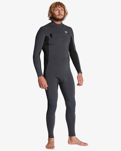 billabong, 3/2mm Absolute - Chest Zip Wetsuit for Men, GREY (gry) 3/2mm Absolute - Chest Zip Wetsuit for Men  ABYW100192