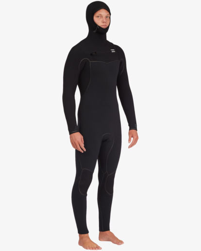 billabong, 5/4mm Furnace - Hooded Chest Zip Wetsuit for Men, BLACK (blk) 5/4mm Furnace - Hooded Chest Zip Wetsuit for Men  ABYW200114