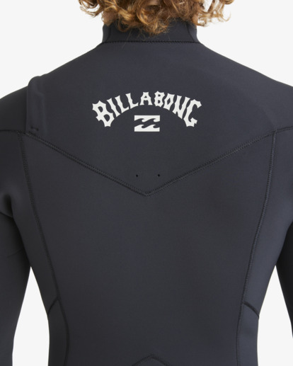billabong, 2/2mm Absolute Natural - Langärmliger Springsuit mit Reißverschluss der Brust für Männer, BLACK (blk) 2/2mm Absolute Natural - Chest Zip Long Sleeves Springsuit for Men  ABYW400125