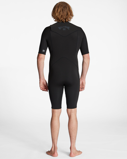 2/2mm Absolute - Short Sleeve Chest Zip Springsuit for Men  ABYW500118