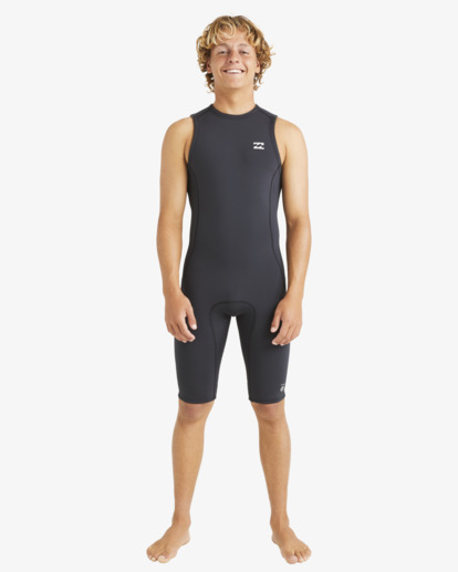2/2mm Absolute Natural - Back Zip Short John for Men  ABYW600110