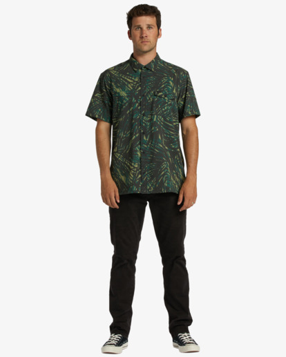 billabong, Surftrek Perf - Short Sleeve Shirt for Men, JUNGLE (jun) Surftrek Perf - Short Sleeve Shirt for Men  ABYWT00195