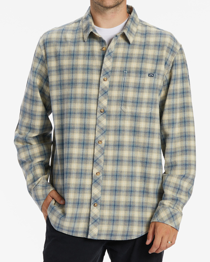 Coastline Flannel - Logn Sleeve Shirt for Men  ABYWT00247