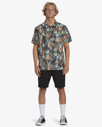 Coral Garden Surftrek - Short Sleeve Shirt for Men  ABYWT00270